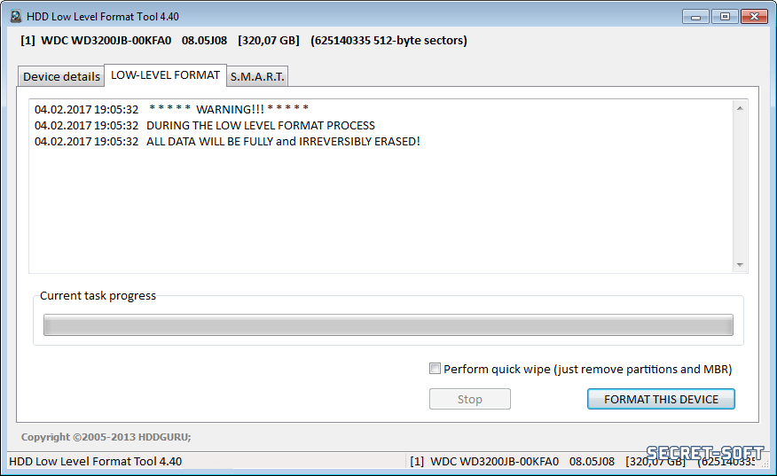   Hdd Low Level Format Tool -  3