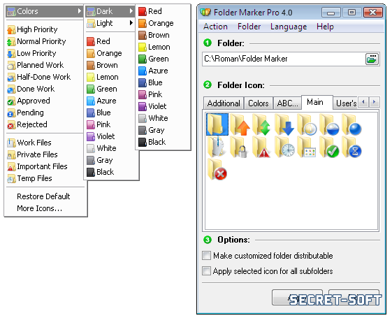 Folder Marker Pro 4.2 + Ключ