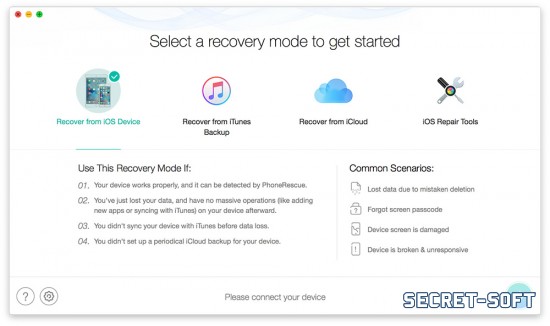 PhoneRescue 3.7.2 + Ключ