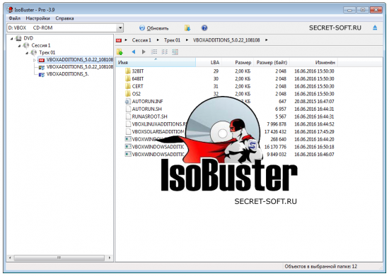 IsoBuster Pro 4.4 + Ключ