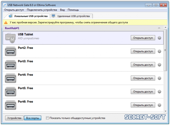 USB Network Gate 8.0 + Ключ