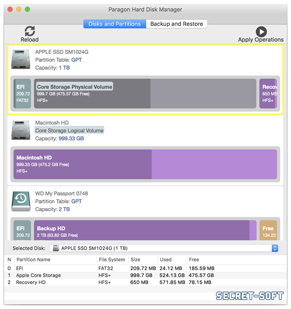 Скачать Paragon Partition Manager Кряк Бандикама