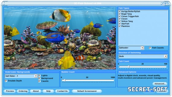 3D Fish School 4.9 Full + Ключ
