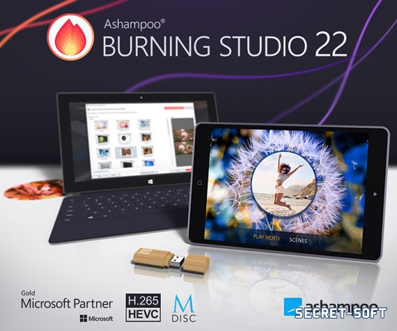 Ashampoo Burning Studio 2021 22.0.7 + Ключ