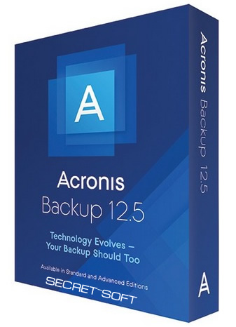 Acronis Backup 12.5 + Ключ (Русская версия)